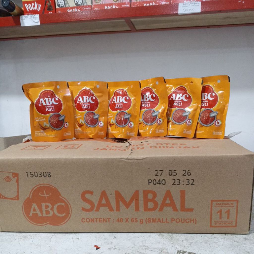 

Saos ABC Sambal ASLI 65 Gram isi 6pcs