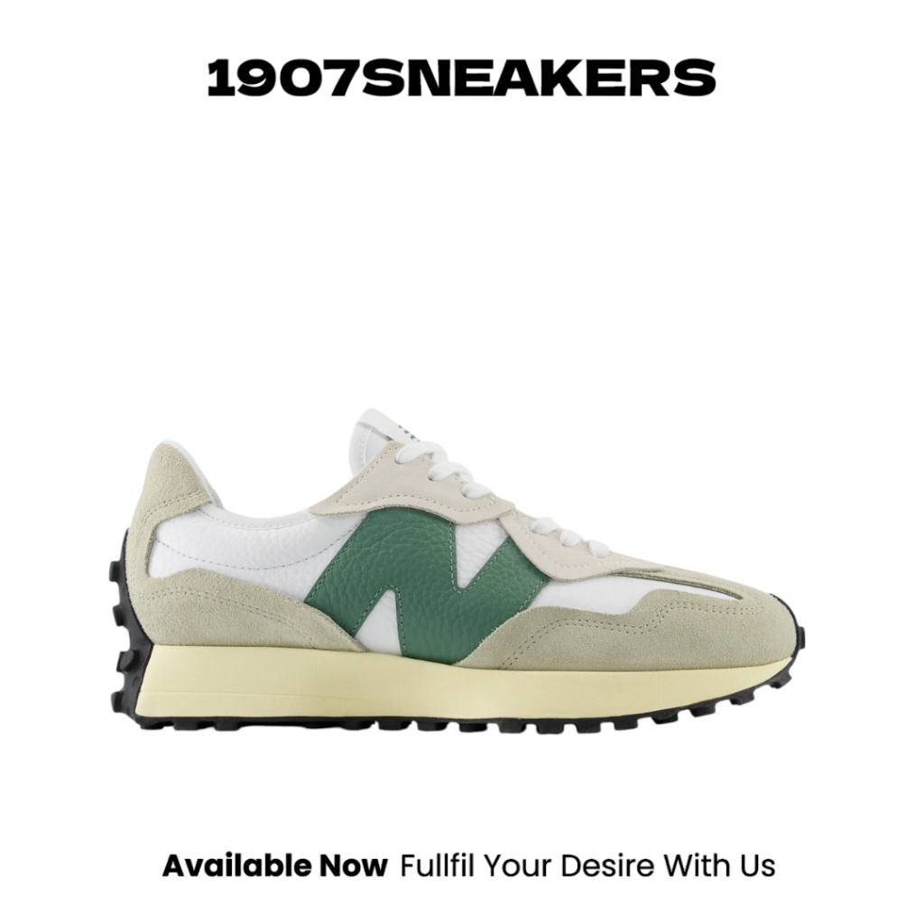 Sepatu Sneakers Unisex New Balance 327 - Grey/Green NEWU327WPKD