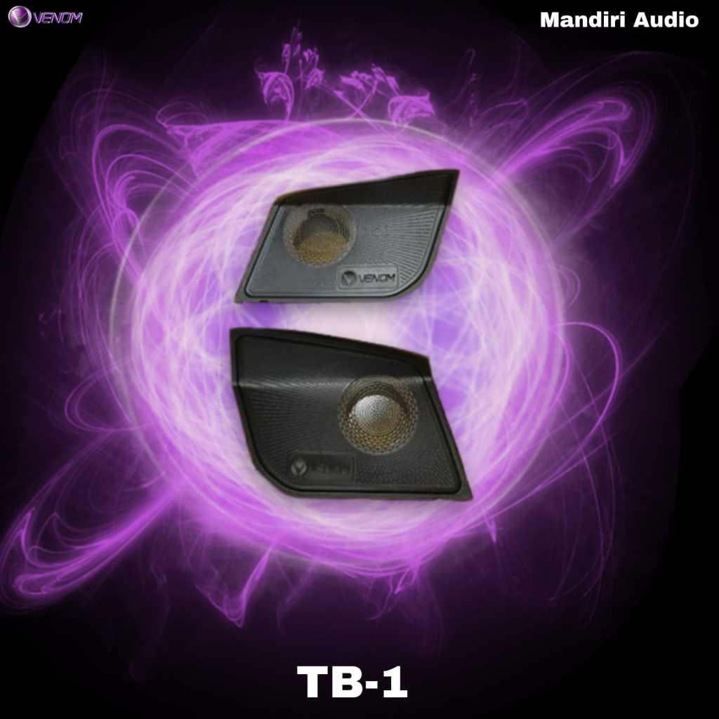 tweeter hitam venom TB-1 mobil honda hrv