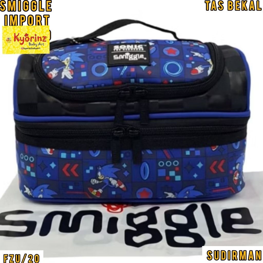 Kyorinz Tas Bekal SMIGGLE sekolah anak perempuan/laki-laki Tas Bekal/Lunch box SMIGGLE Sekolah Impor