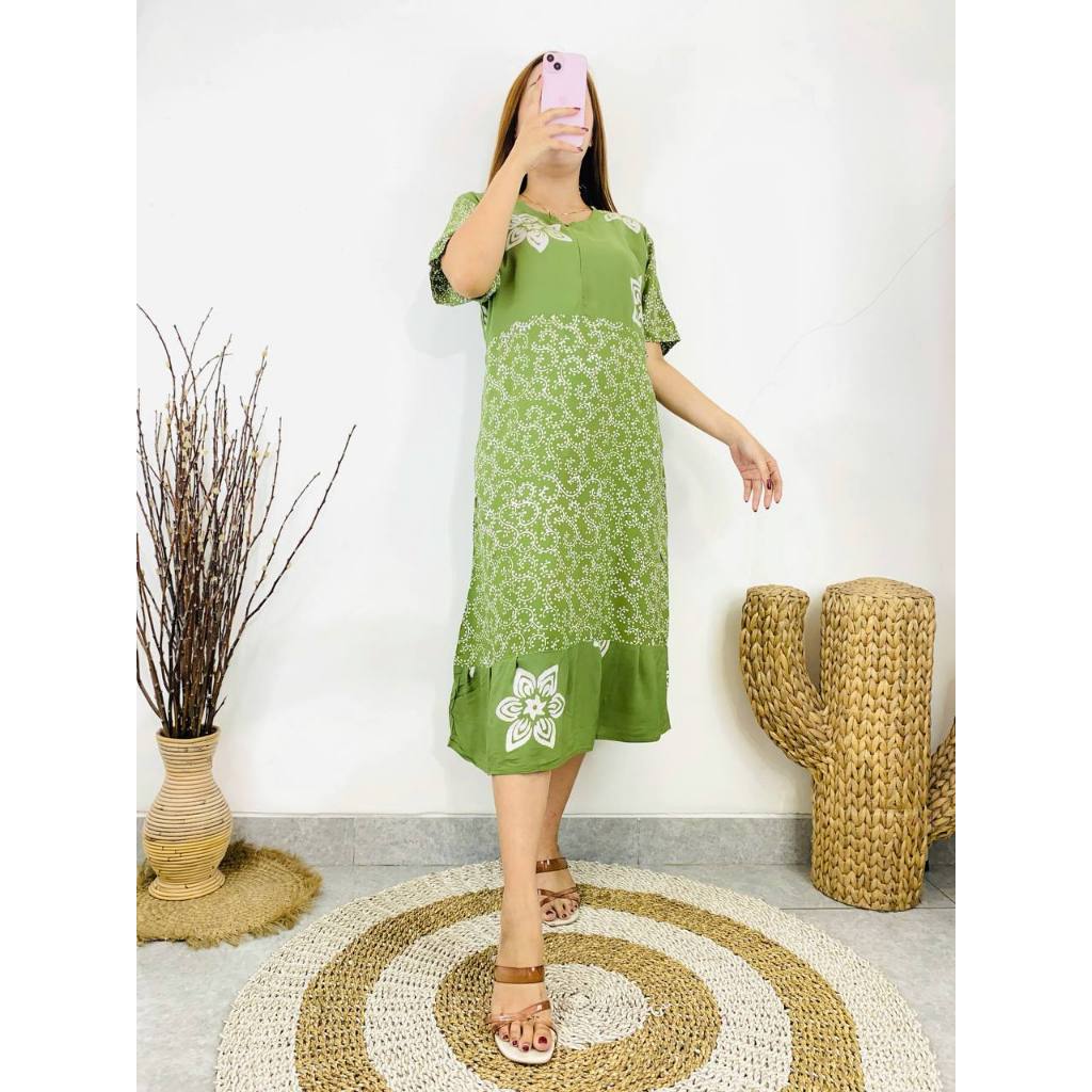 cun_ Batik Benang Raja Daster Dewasa Luna Cap