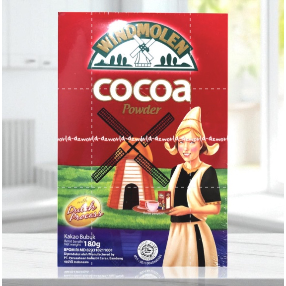 

Windmolen 180gr Cocoa Powder Kakao Bubuk 180gram Tepung Kakao Bubuk Coklat Wind Molen
