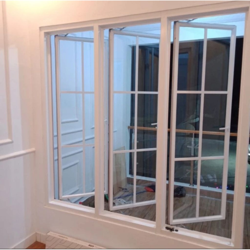 JENDELA KACA ORNAMEN ALUMINIUM