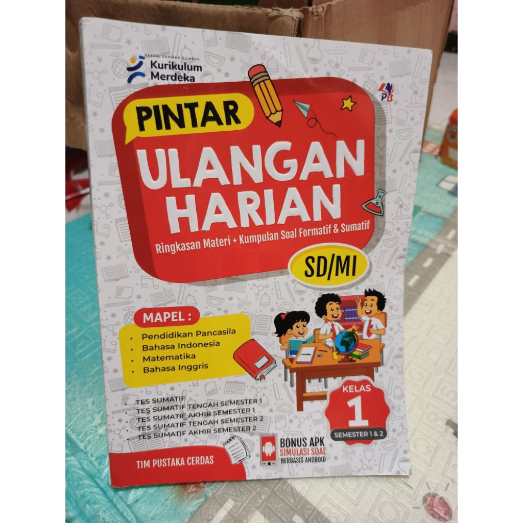 pintar ulangan harian kelas 1 preloved