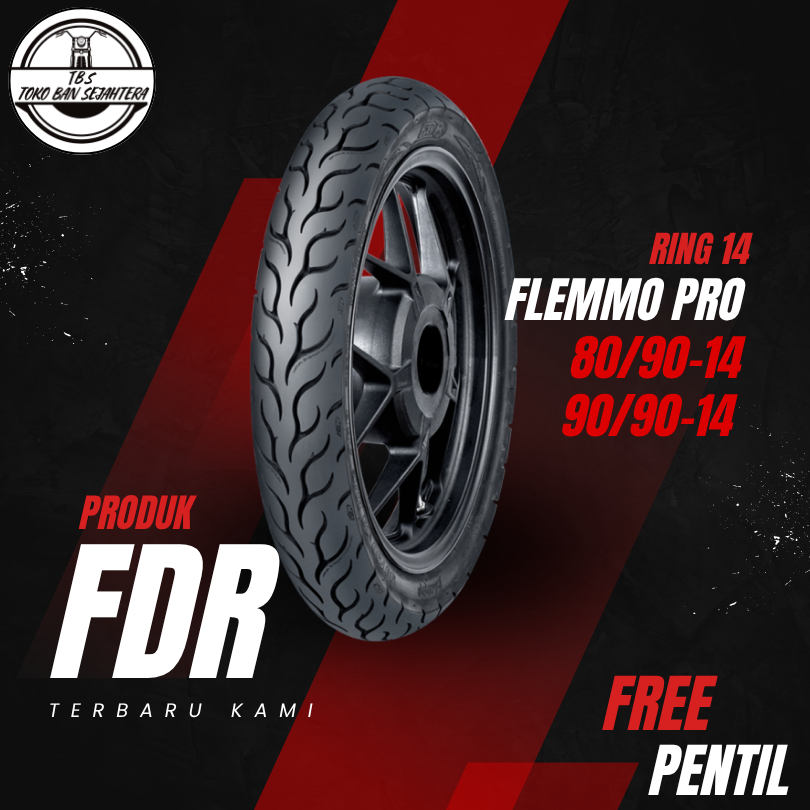 SEPASANG / SATUAN BAN MATIC FDR FLEMMO Ring 14 TUBELESS BEAT VARIO MATIC MIO