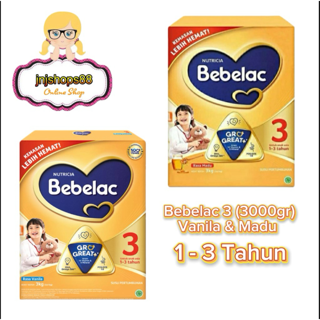 

Bebelac 3 3000gr Vanila & Madu