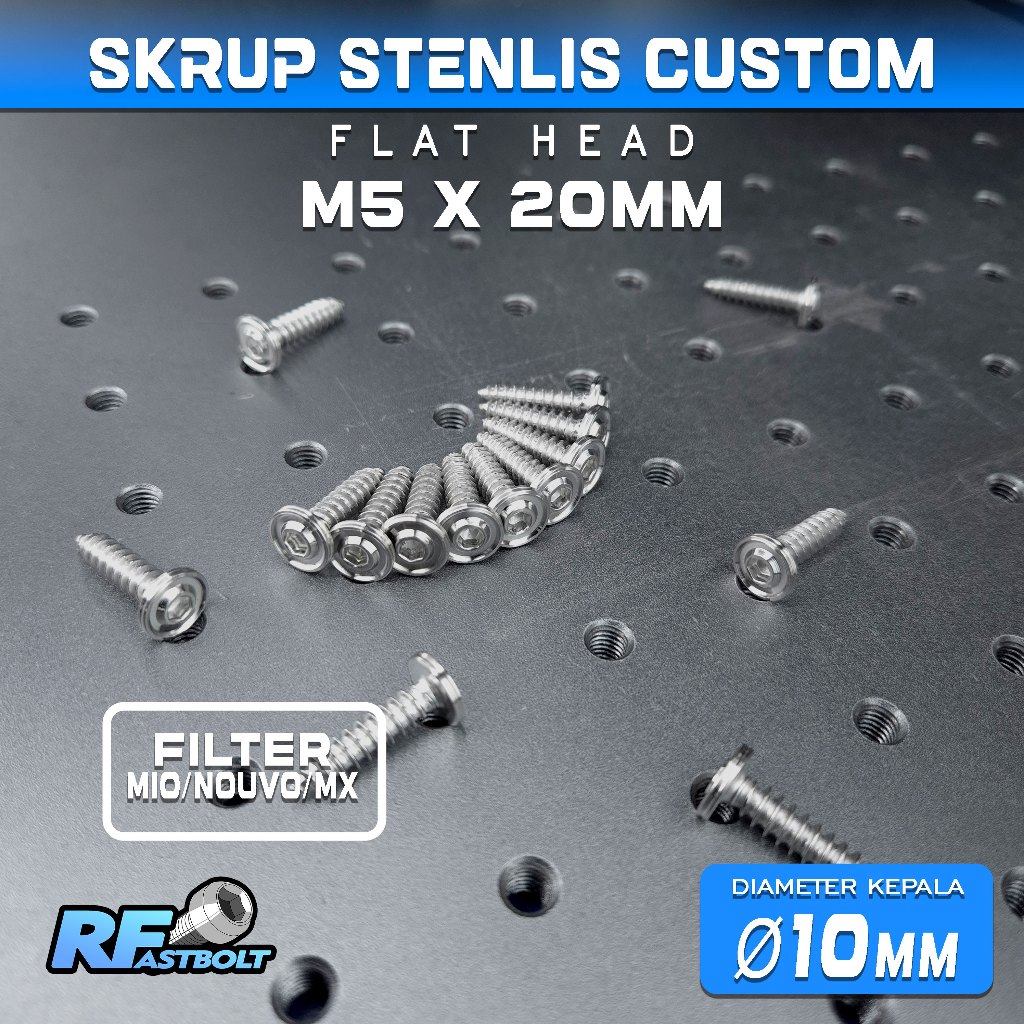 SKRUP BOX FILTER CUSTOM MIO NOUVO MX BAUT SEKRUP FILTER BOX MIO BAUT STAINLESS