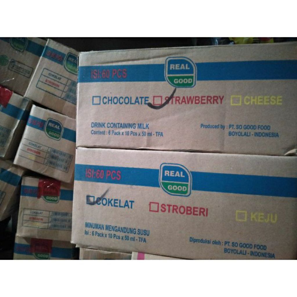 

Susu Realgood 1 Dus Isi 60pcs