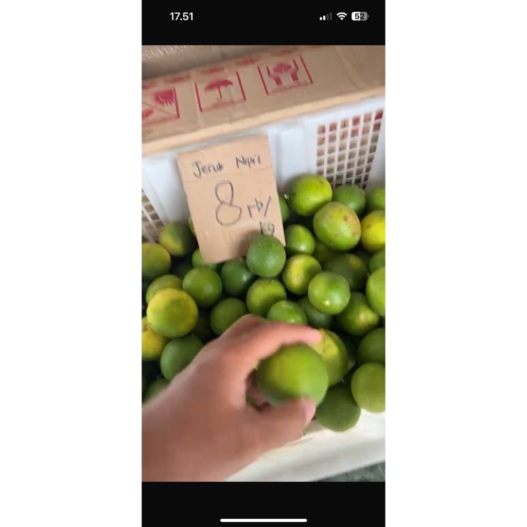 

Jeruk Nipis 1 kg 500 gram gr