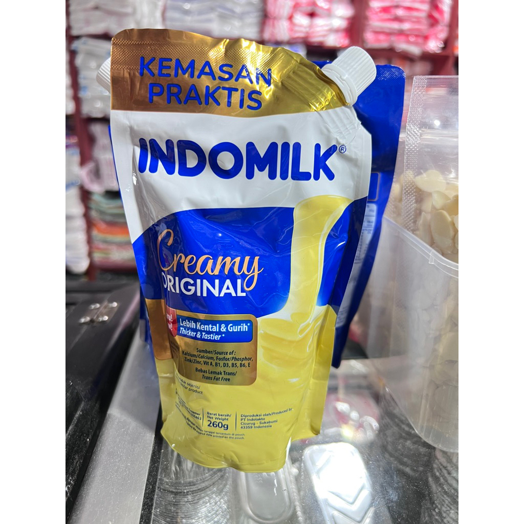 

INDOMILK / kental manis 260gr / krimer kental manis / susu kental manis