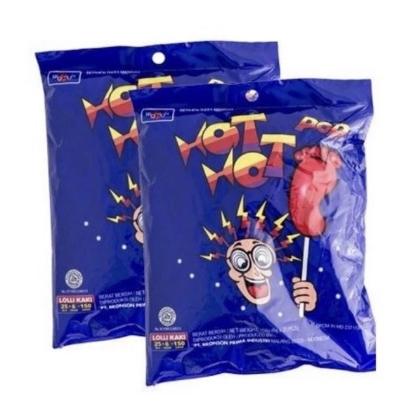 

Permen Hot Hot Pop Kaki Sack / Permen Kaki isi 25 pcs @5gr