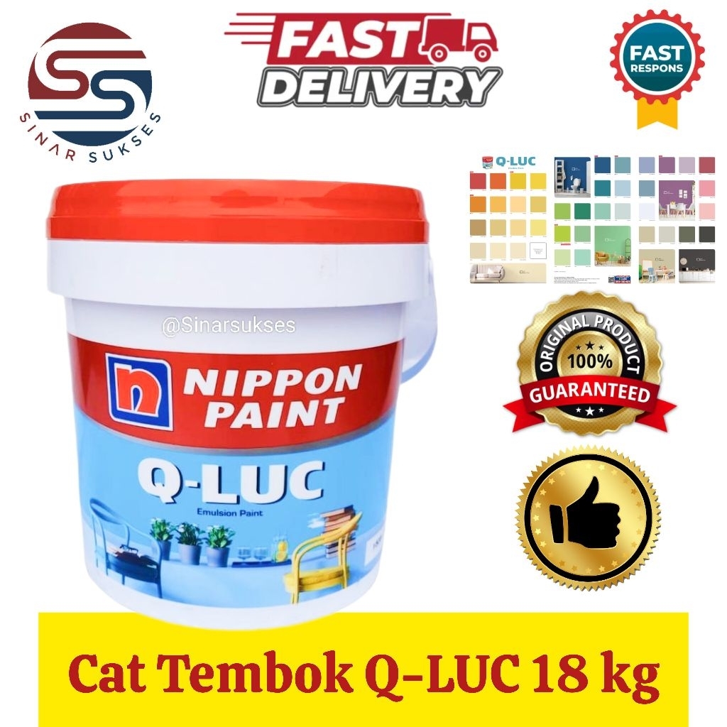 Cat Tembok QLUC 18 Kg/ Cat Dinding Tembok Q-LUC 18 Kg/ Cat Nippon Paint