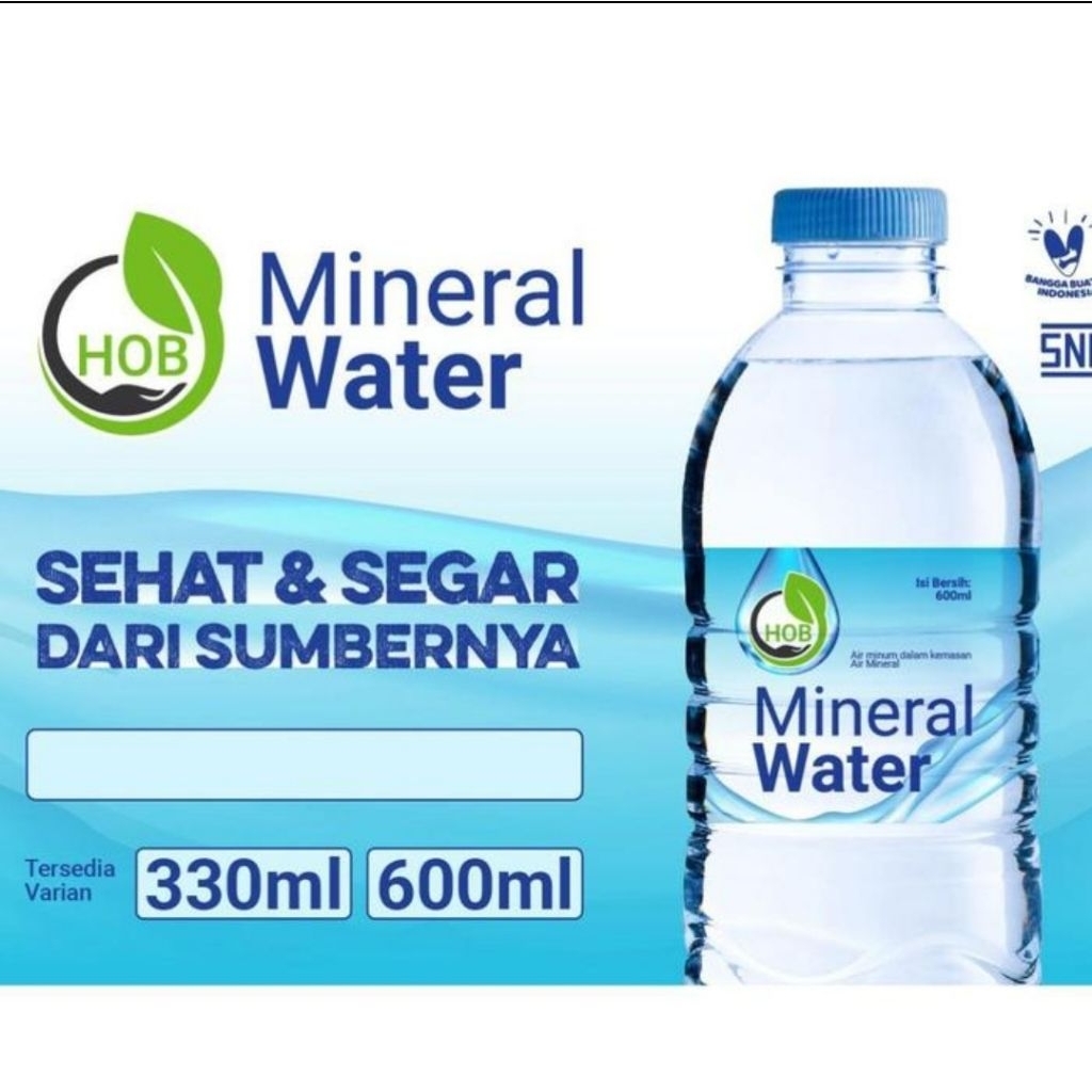 

Air Mineral HOB asli dari mata air pegunungan 330ml