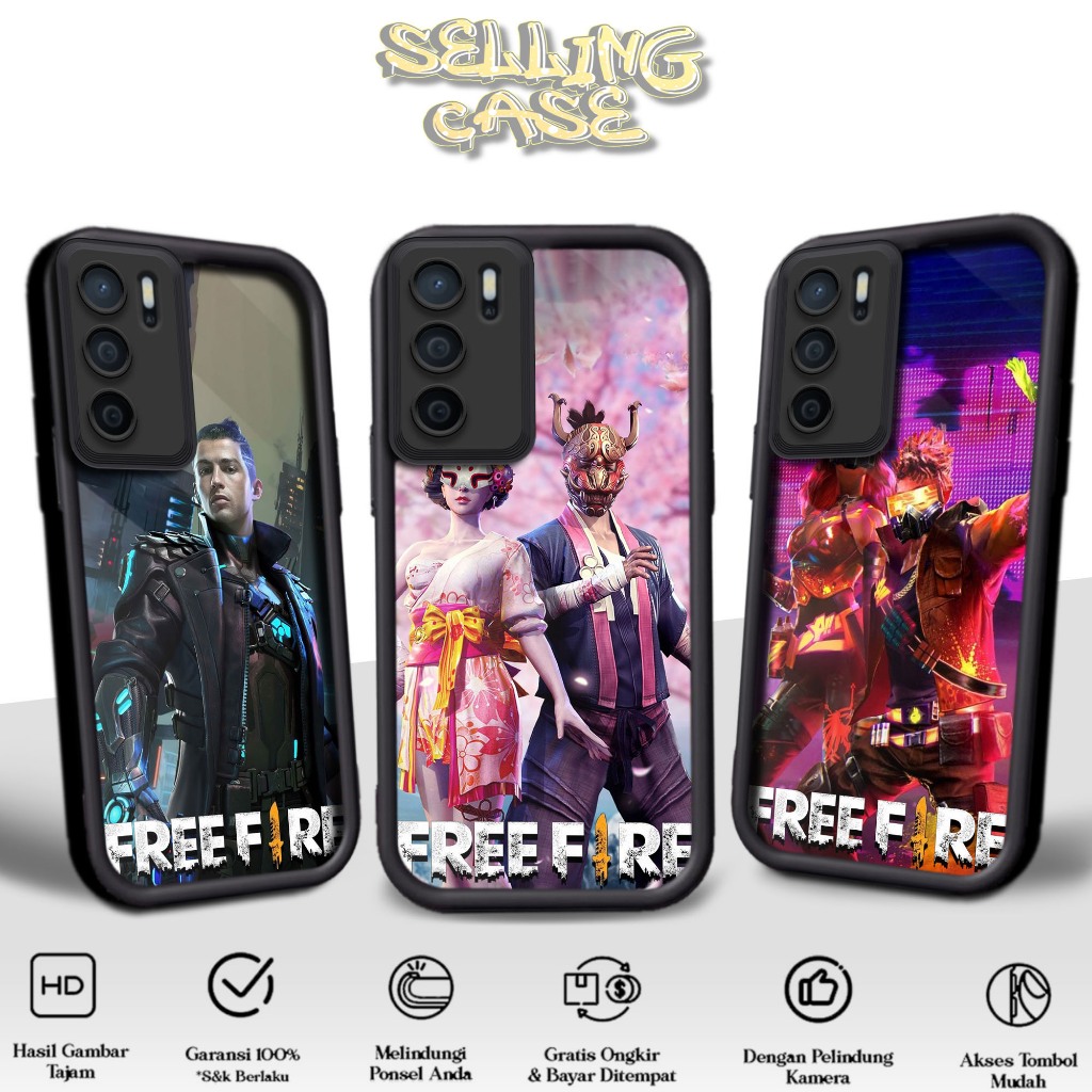 Casing Hp For OPPO A16 A16S A54S FF Case Handphone Bahan Silicon Glossy Camera Protect