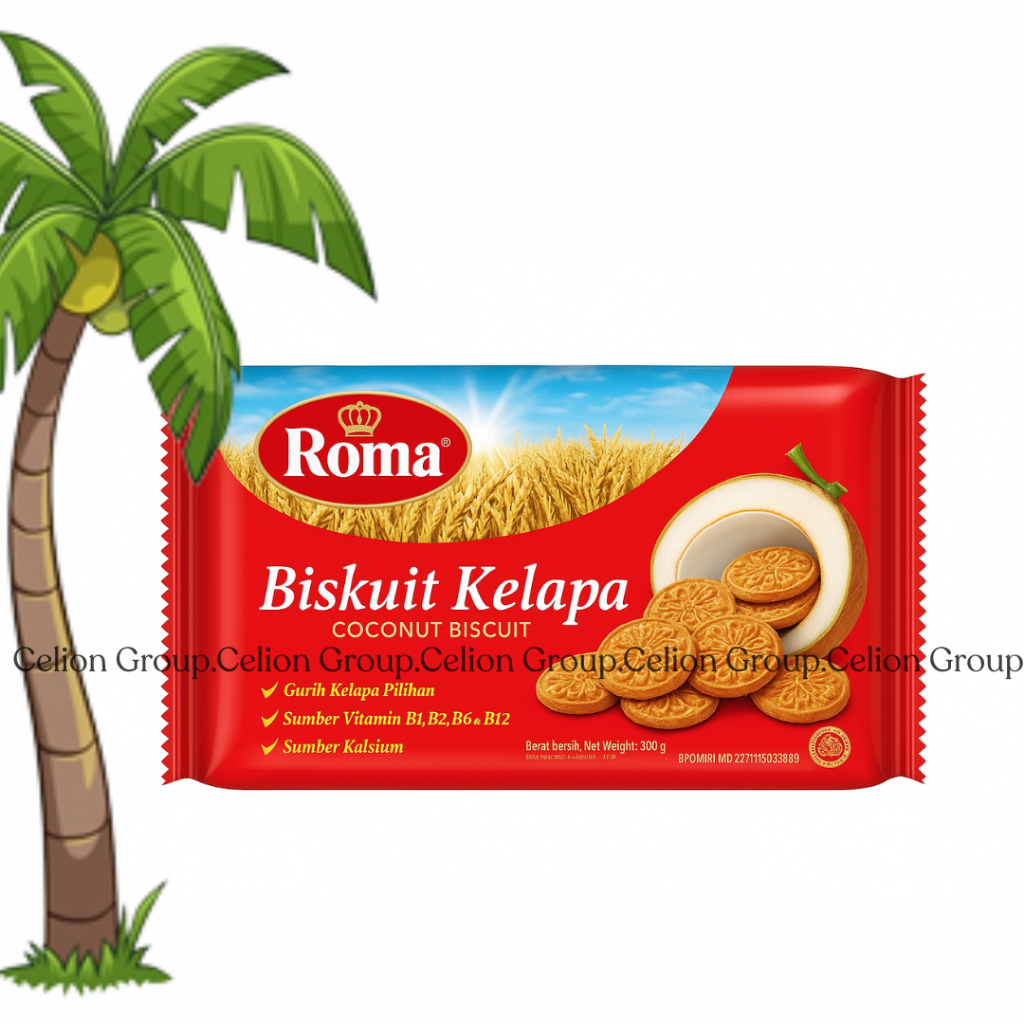 

Roma Kelapa Biskuit / Roma Biskuit Kelapa 300gr
