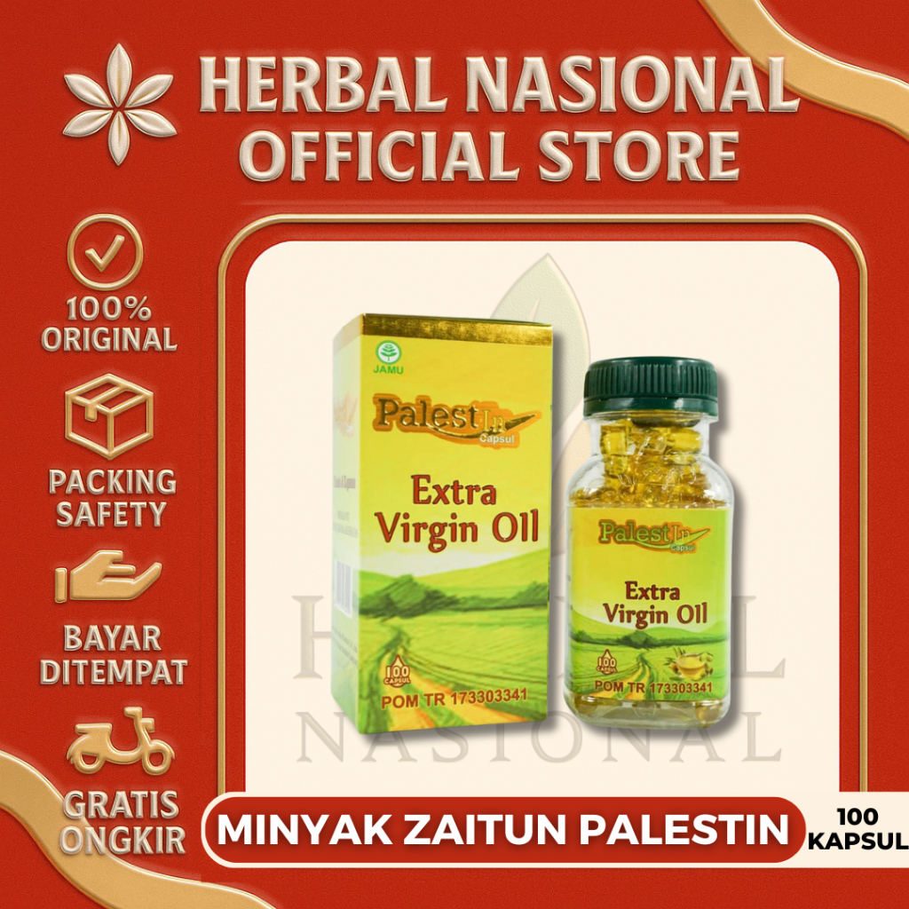 

Zaitun Palestin 100 Kapsul Minyak Extra Virgin Syifa Herbal