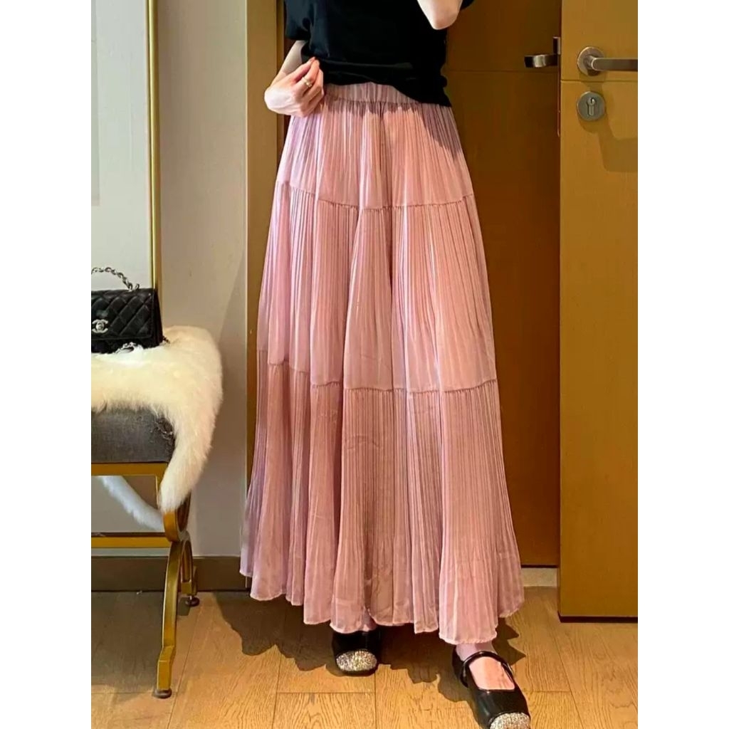 KUALITAS SUPER ROK IMPORT SUSUN PANJANG WANITA ROK PRISKET