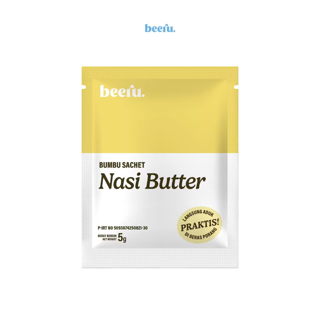 

BEERU Bumbu Sachet Beras Porang Rasa Butter / Cod Balikpapan Bumbu Beras Porang