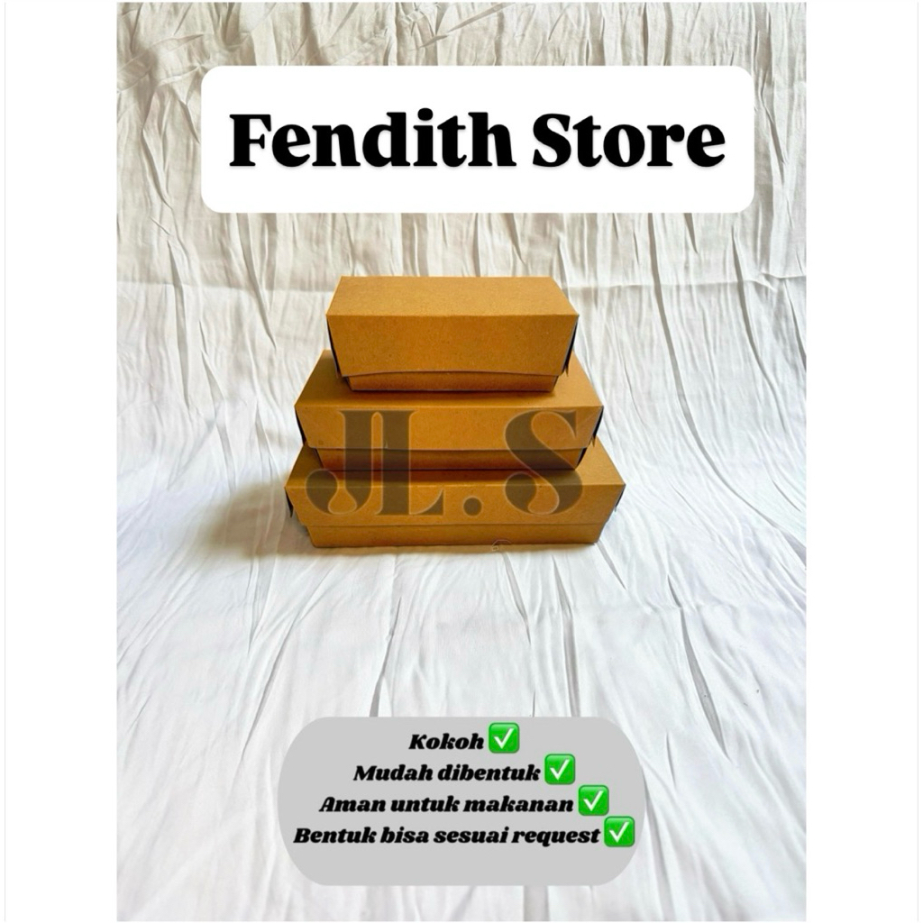 

Box / Kotak / Dus / Dos Bahan Kraft Uk S M L