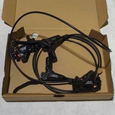 SIMAERS rem hydrolik Hidrolis SV hitam seperti mt200 sepeda MTB lipat brakeset depan belakang