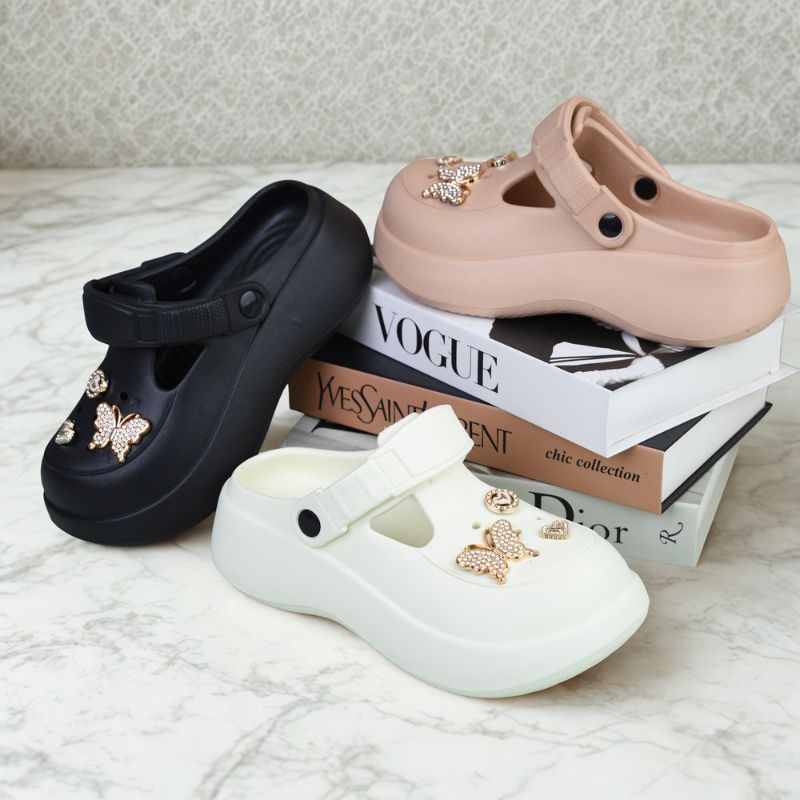 Sandal EVA wanita dewasa Sepatu jelly wanita Korea