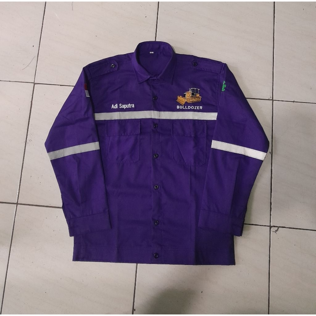 terbaru wearpack atasan pria safety / kemeja kerja pria k3/ seragam kerja pria safety / seragam kerj
