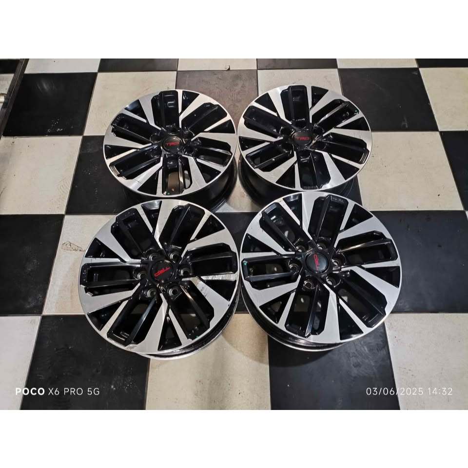 VELG MOBIL ORI COPOTAN STD FORTUNER TRD RING 18 LEBAR 7,5 LUBANG BAUT PCD 6X139 ET30 PELEK
