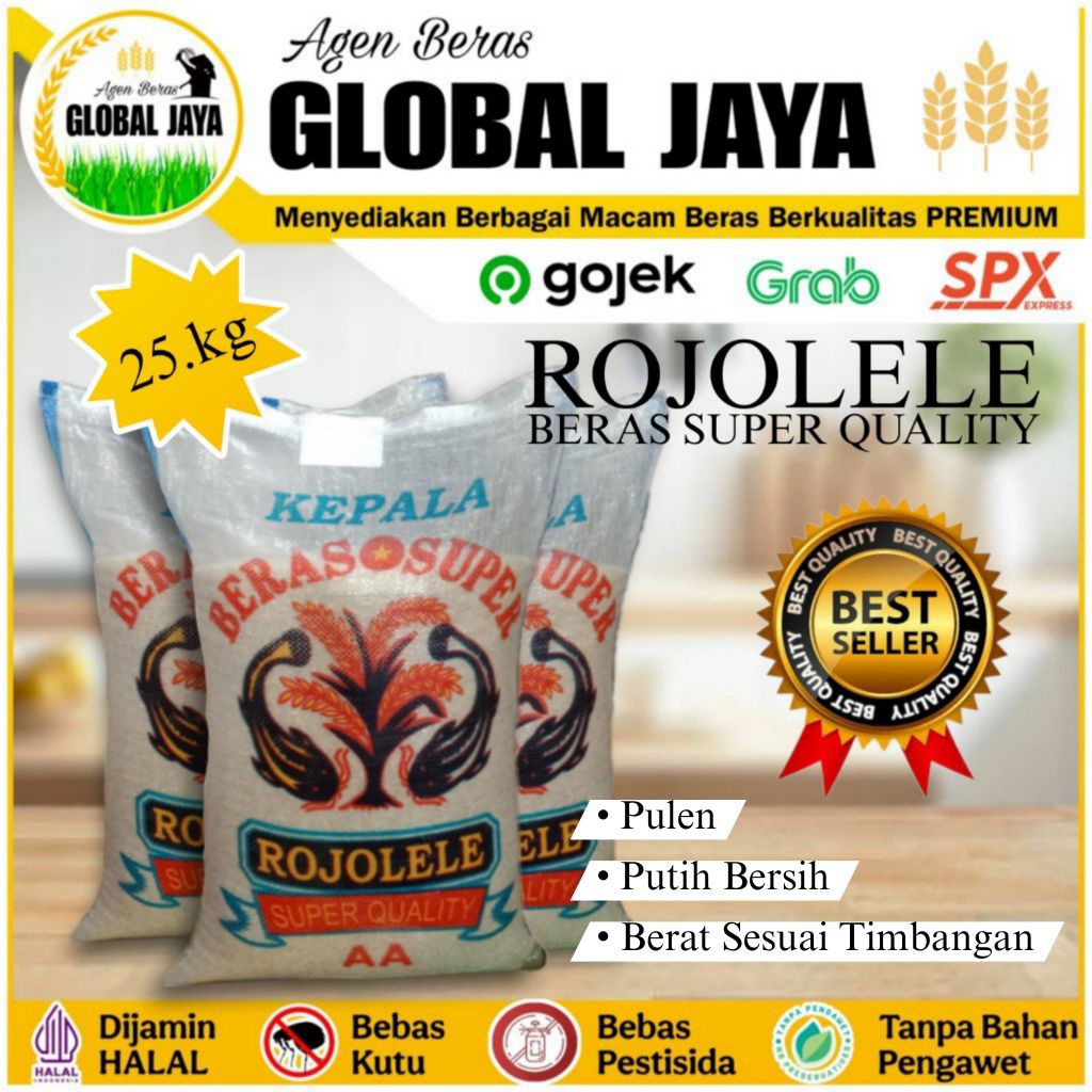 

(CARGO) Beras Rojolele SLYP Super 25 Kg