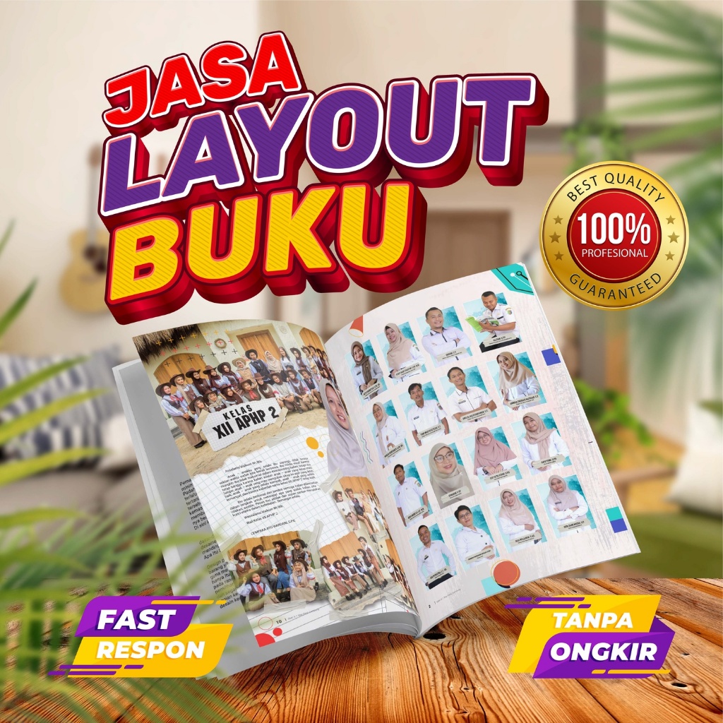 Jasa Desain Buku Tahunan Sekolah atau Yearbook Custom Profesional
