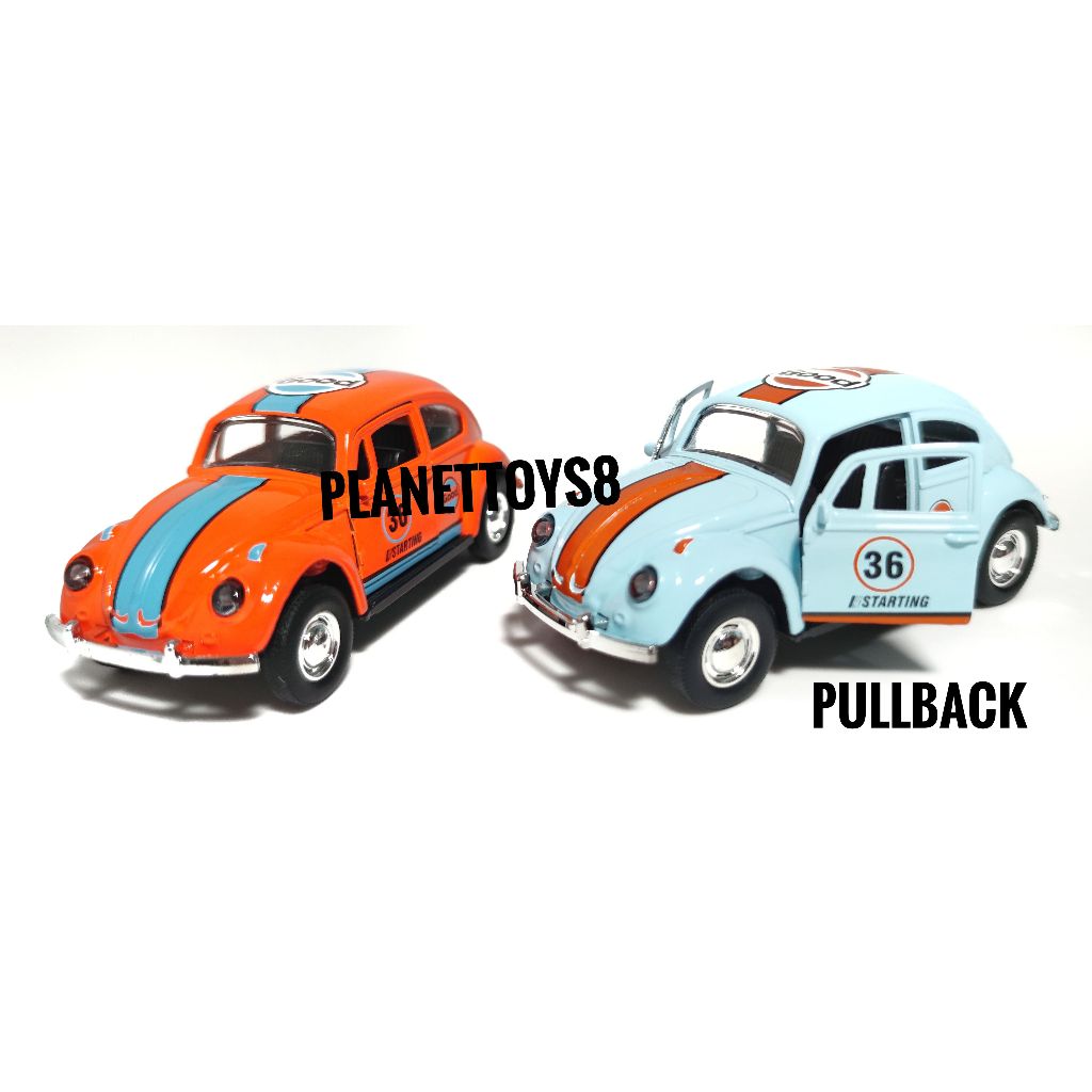 Diecast Miniatur VW Kodok Mainan Mobil Mobilan Anak Fun Classical Mini Car DS928