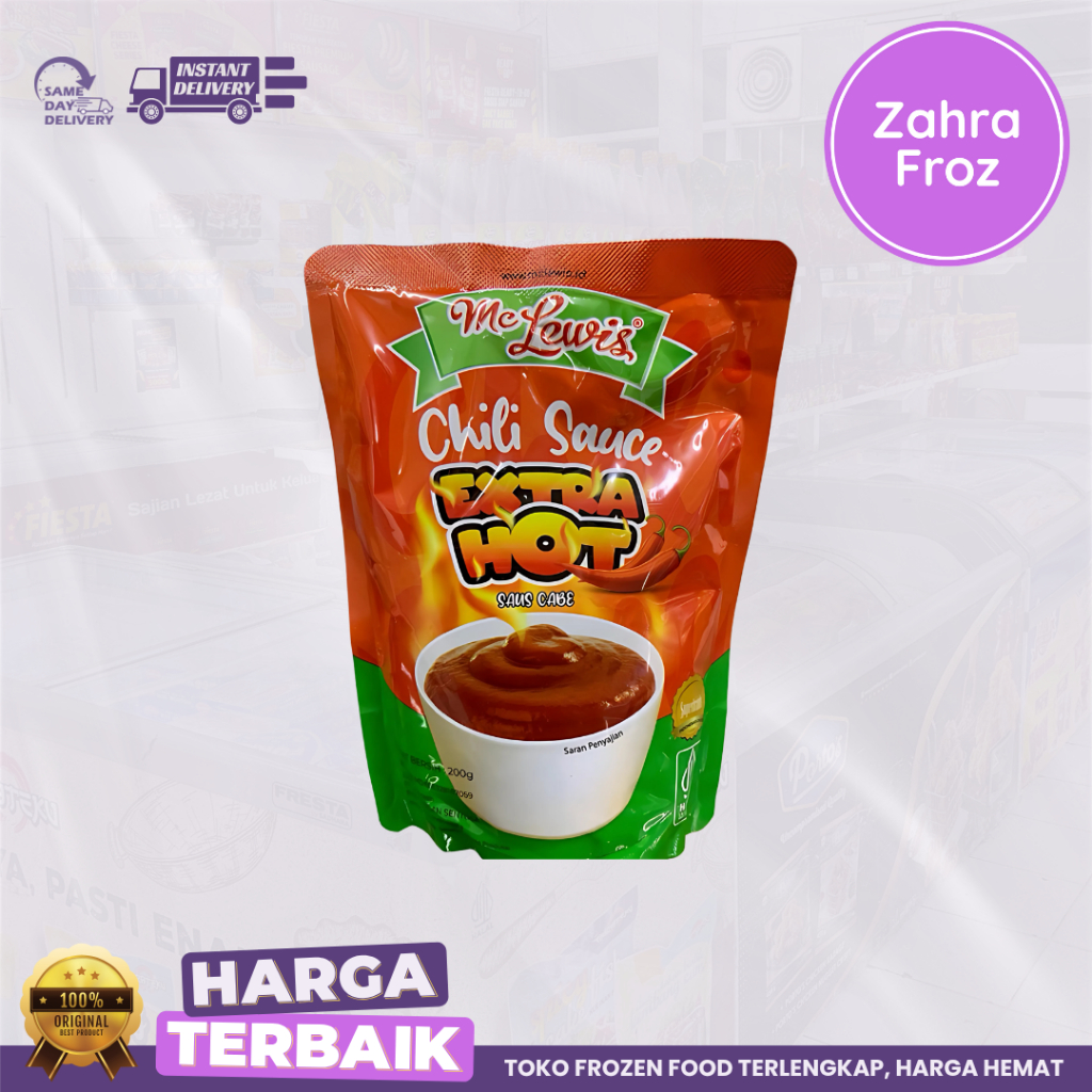 

MC LEWIS SAUS SAMBAL EXTRA HOT 200 GR