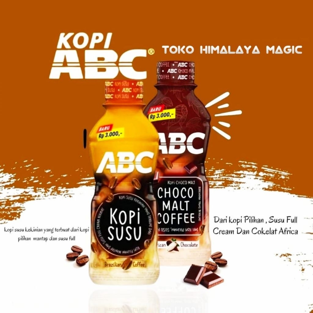 

ABC Kopi susu & Cokelat Africa 200 ml