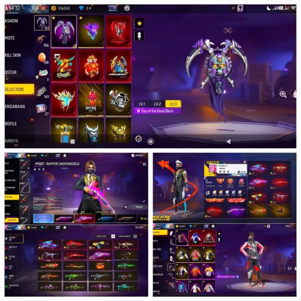 JUAL AKUN FF / GAME PC