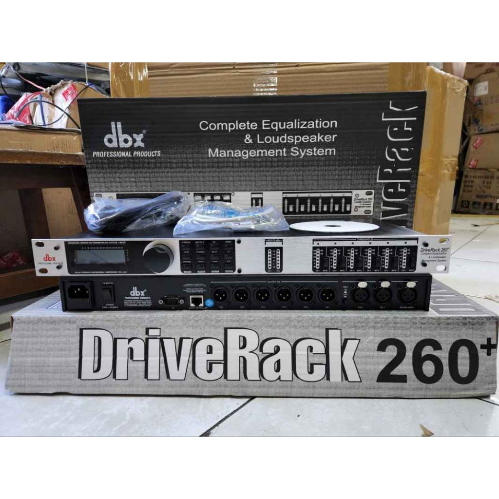 DLMS DBX 260+ SPEAKER MANAGEMENT DBX 260 PLUS 3 INPUT 6 OUTPUT