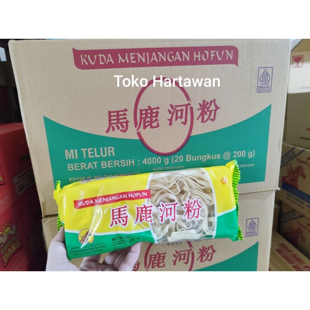 

Mie telur hofun kuda menjangan 1 dos 20pc