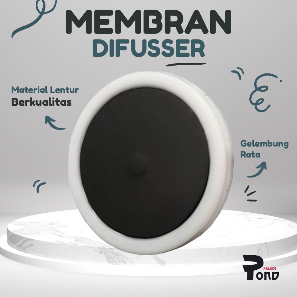 Membran Kolam Koi 25 Cm Air Diffuser Membrane Bottom Drain Aerator