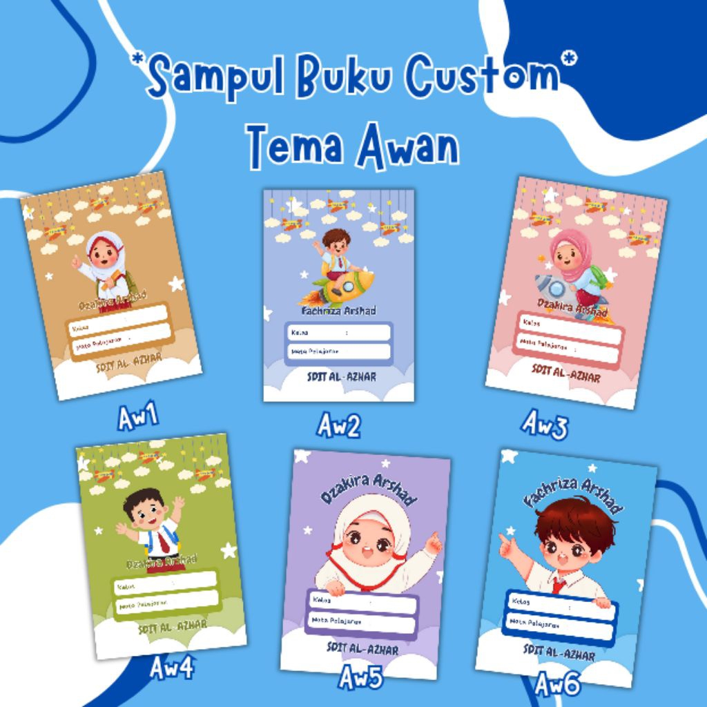 

Sampul Buku Custom Murah Isi 1 pack isi 10