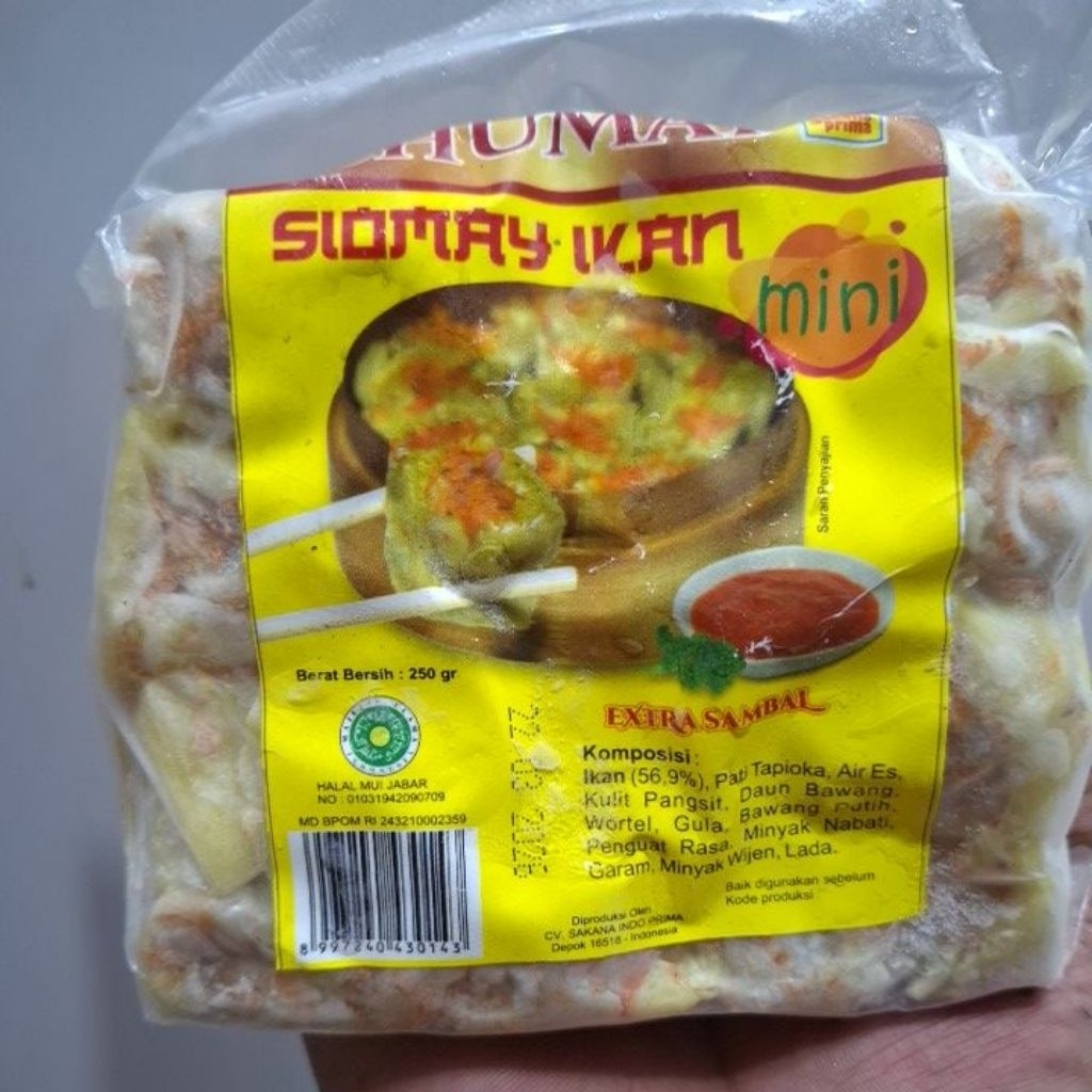 

SIOMAY IKAN MINI 250 G