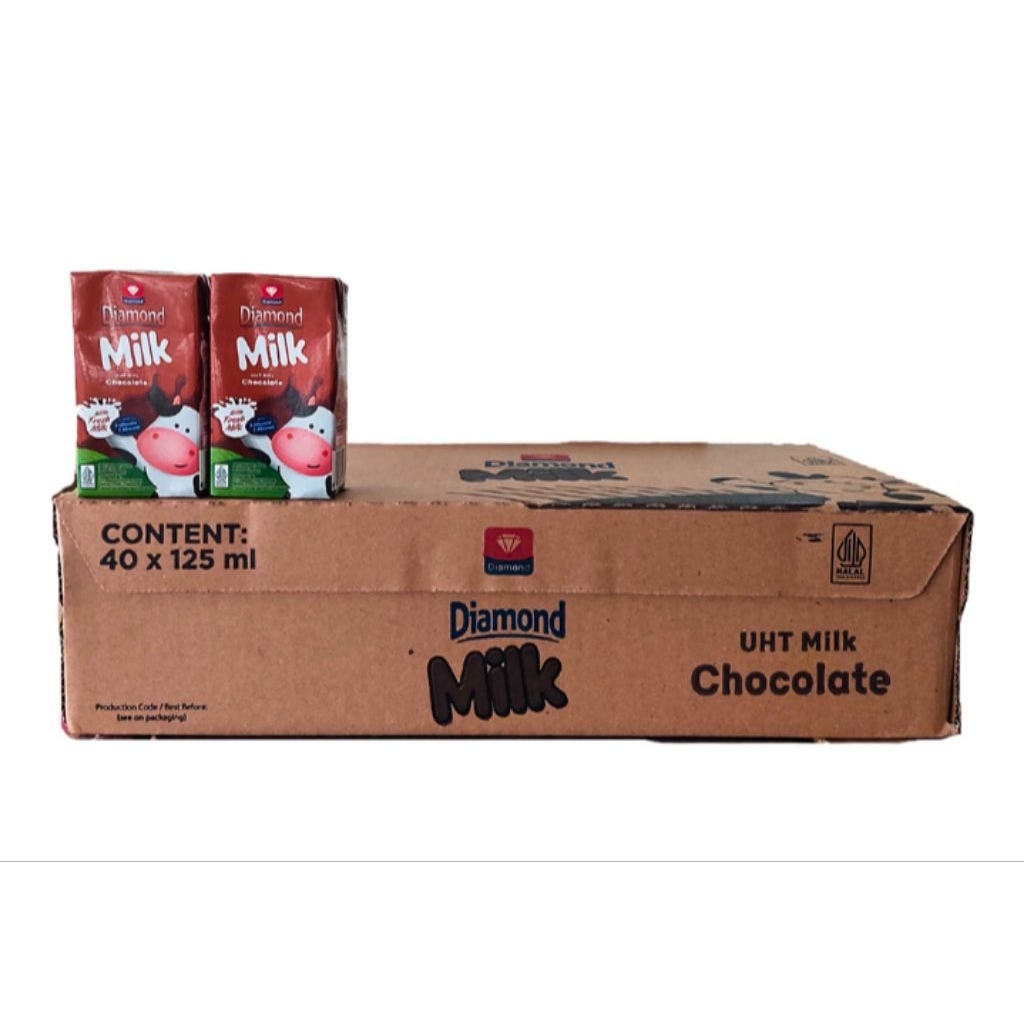 

Diamond Susu UHT Cokelat Kotak 40 x 125 ml - Karton