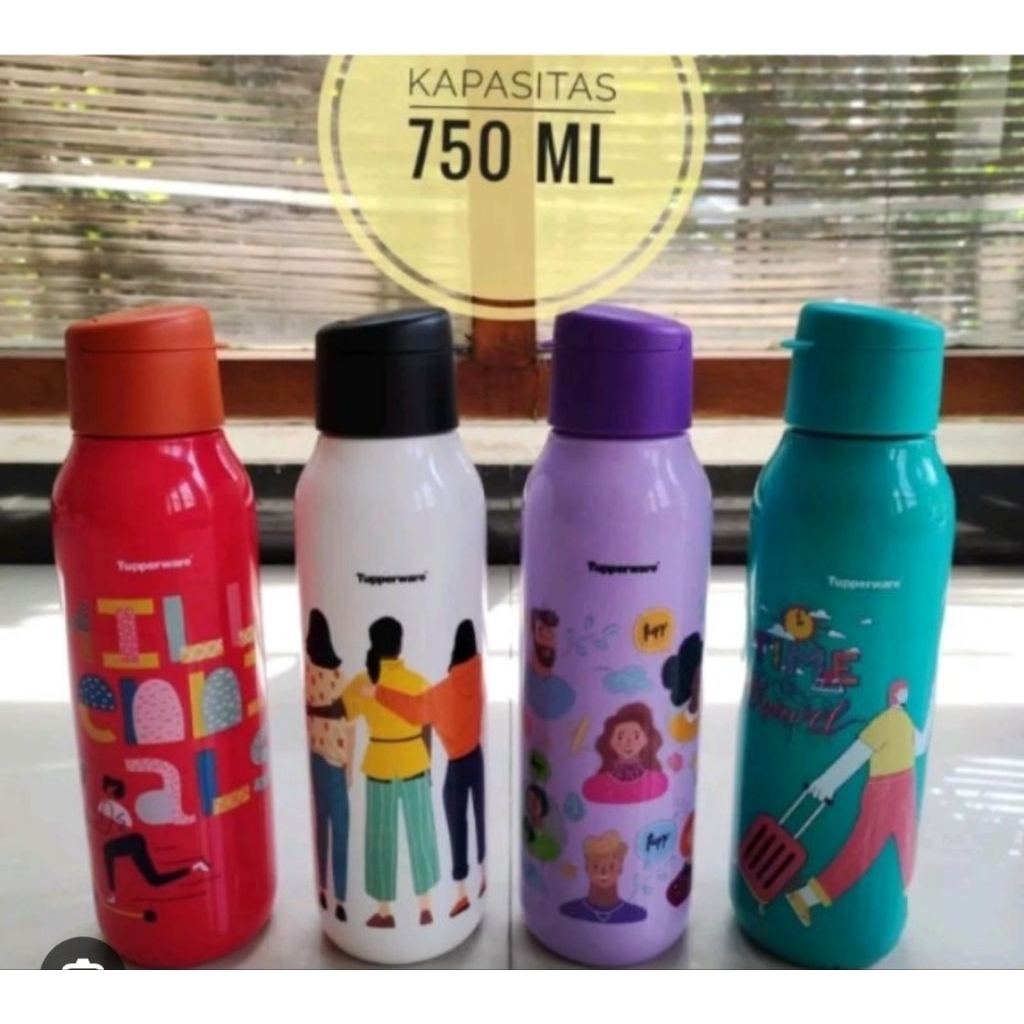 Fancy Bottle Tupperware 750ml (1)