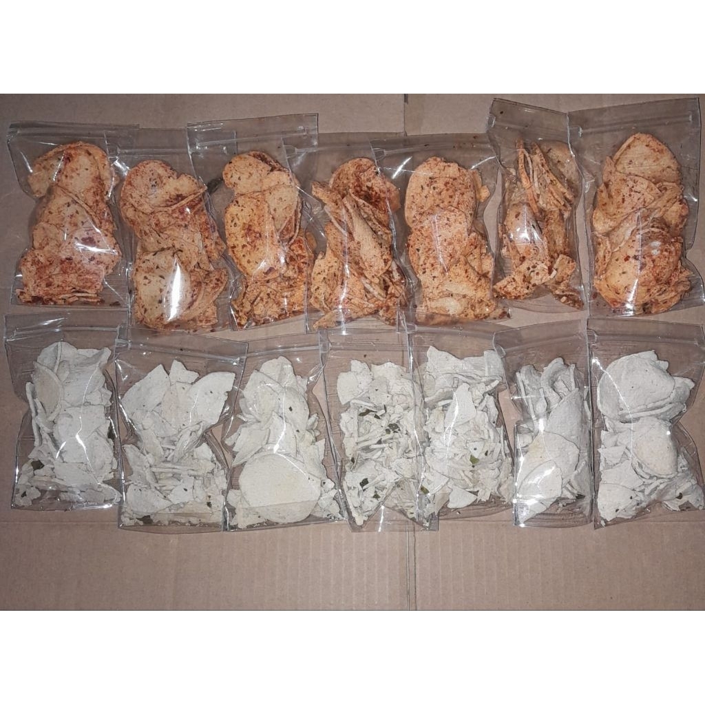 

basreng koin original dan pedas serba 5 ribu