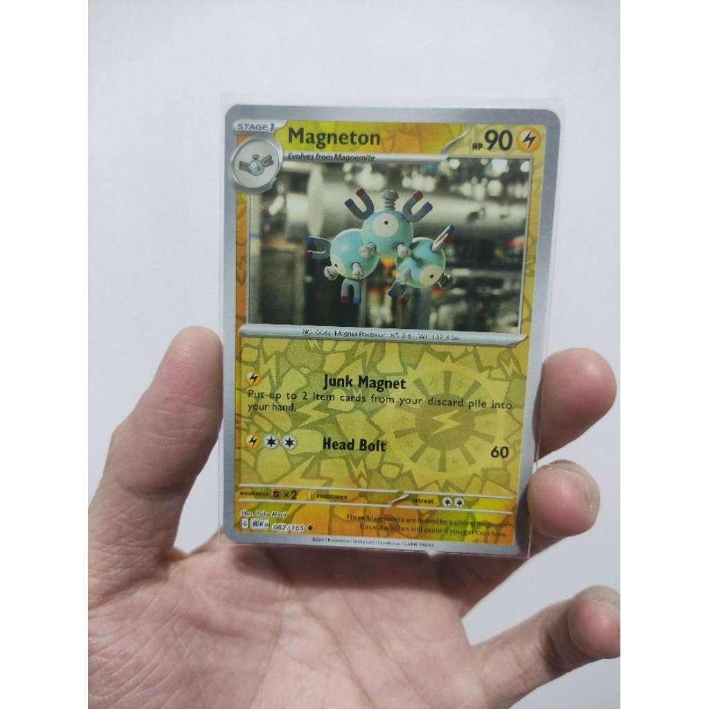 Pokemon 151 TCG english magneton (reverse holo)