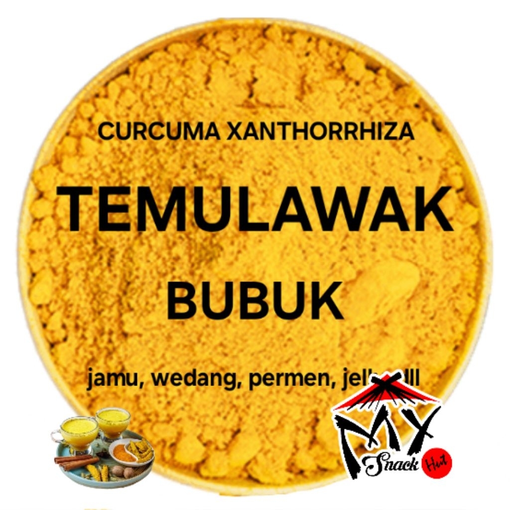 

TEMULAWAK BUBUK 25GR PURE TEMU LABAK POWDER GROUND JAMU WEDANG PERMEN JELLY JELI REMPAH HERBAL ASLI