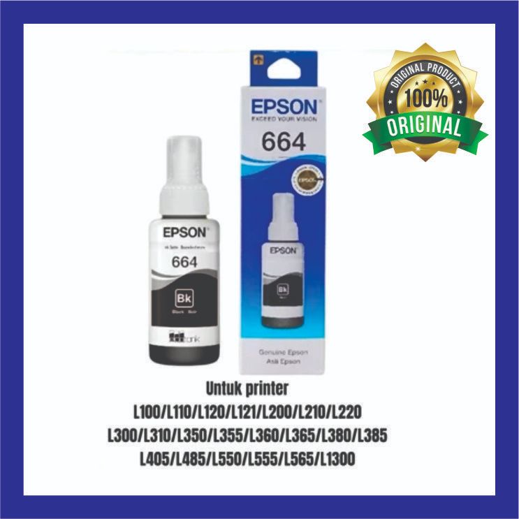 TINTA EPSON 664 BLACK ORIGINAL