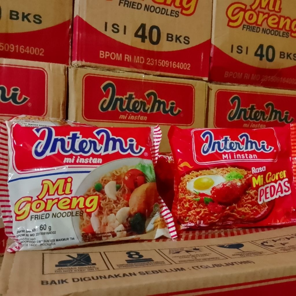

20pcs INTERMIE ( PACKING BUBBLE ) WARP mie instan murah dengan 2 rasa