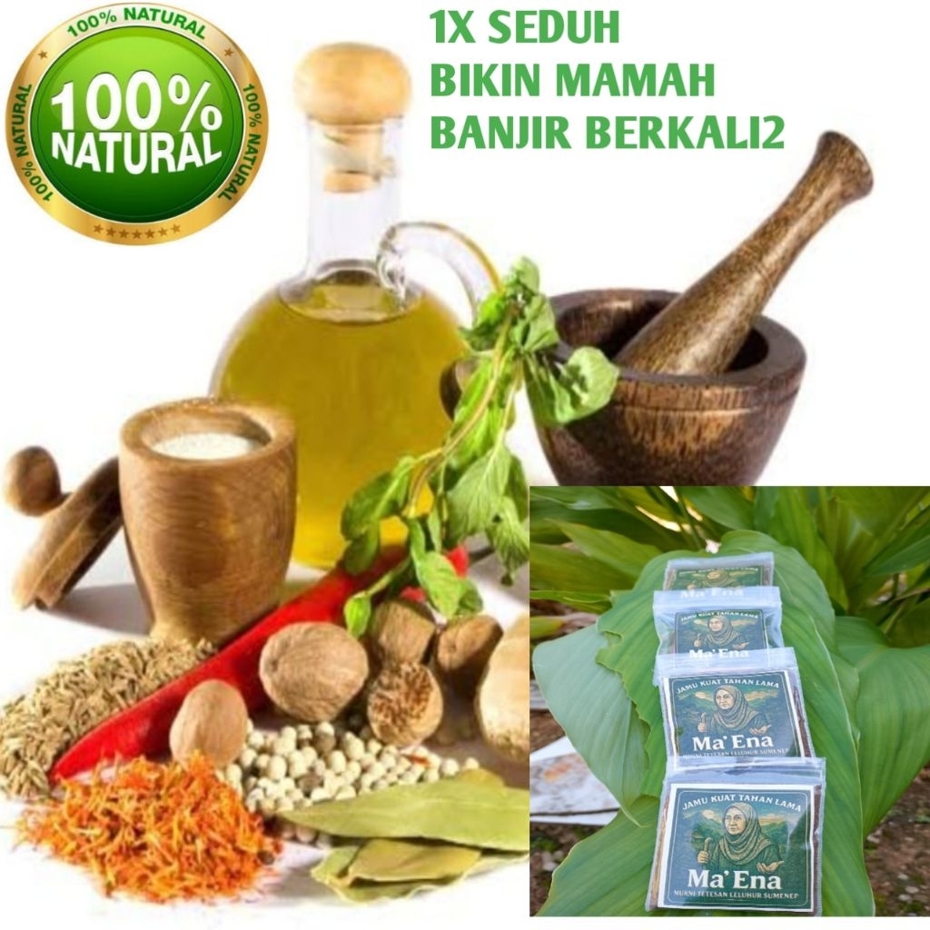 JAMU Serbuk MAK ENA MADURA RAMUAN HERBAL OBAT KUAT PRIA TAHAN LAMA STAMINA PRIA TERBAIK TAHAN LAMA p