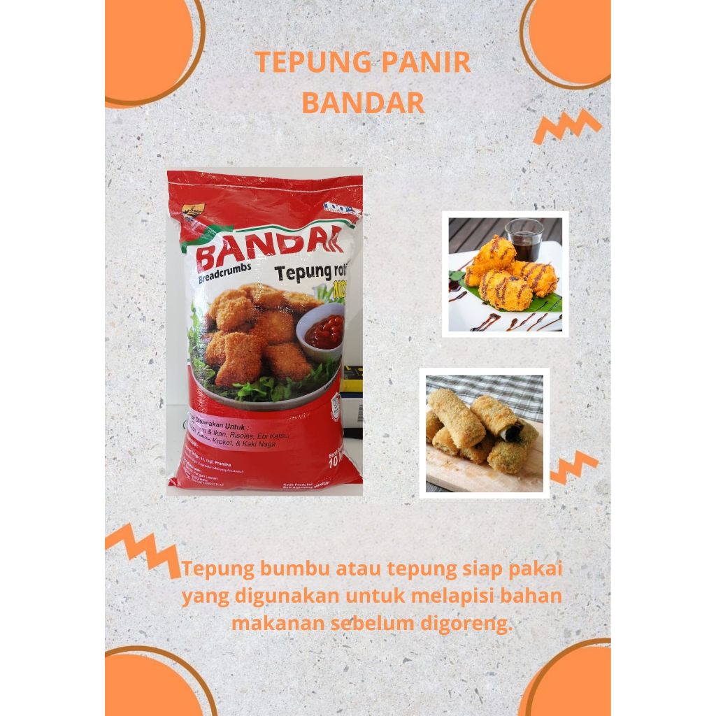 

BANDAR Tepung panir Mix 10 kg