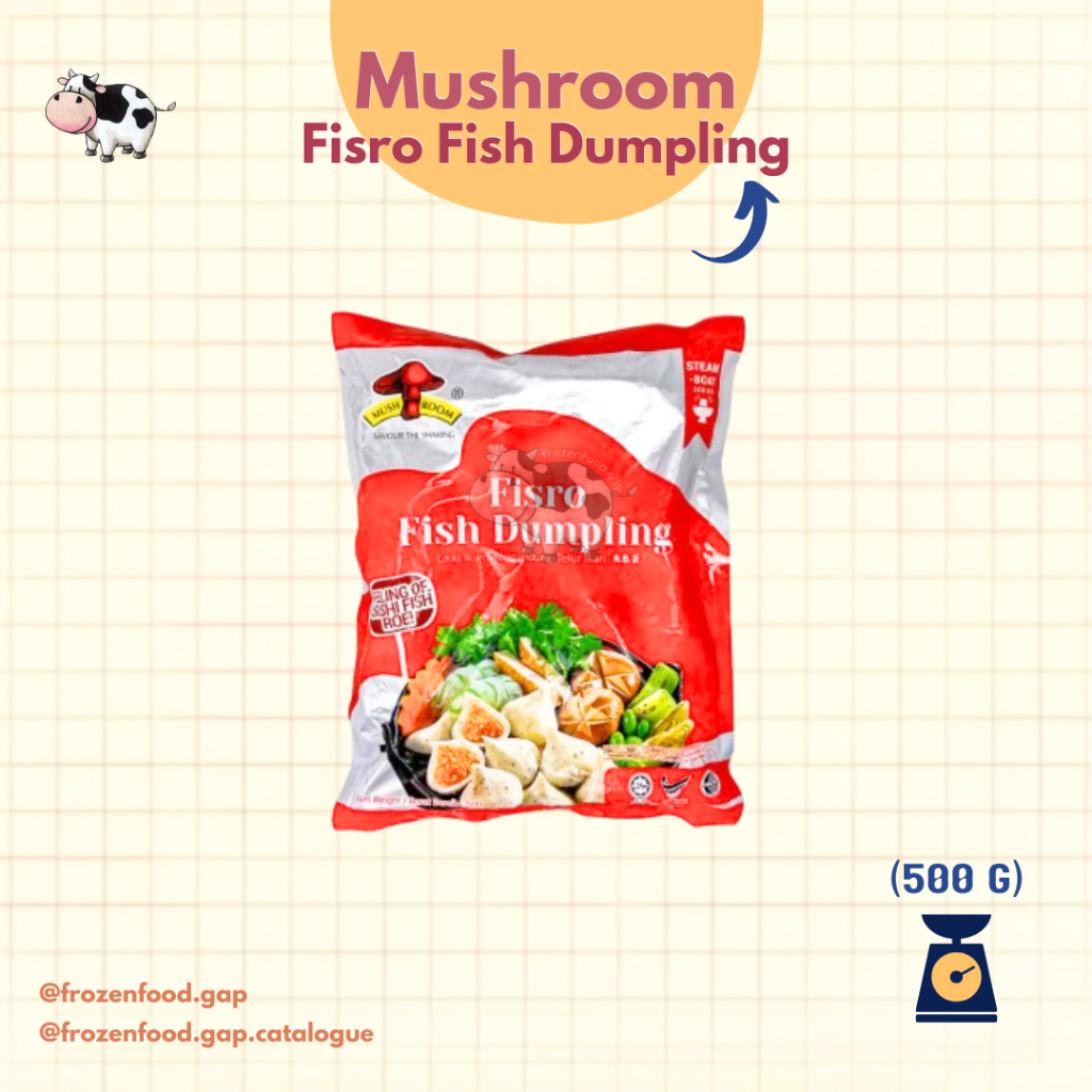 

MUSHROOM FISRO FISH DUMPLING | BAKSO ISI TELUR IKAN | FROZENFOODGAP