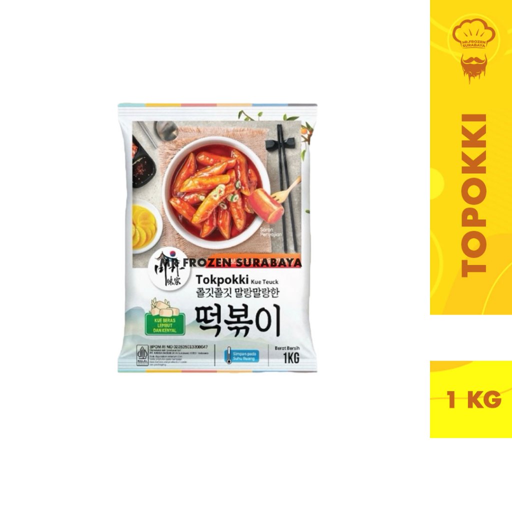 

Topokki Dry Kering Tahan Suhu Ruang Kemasan 1 KG
