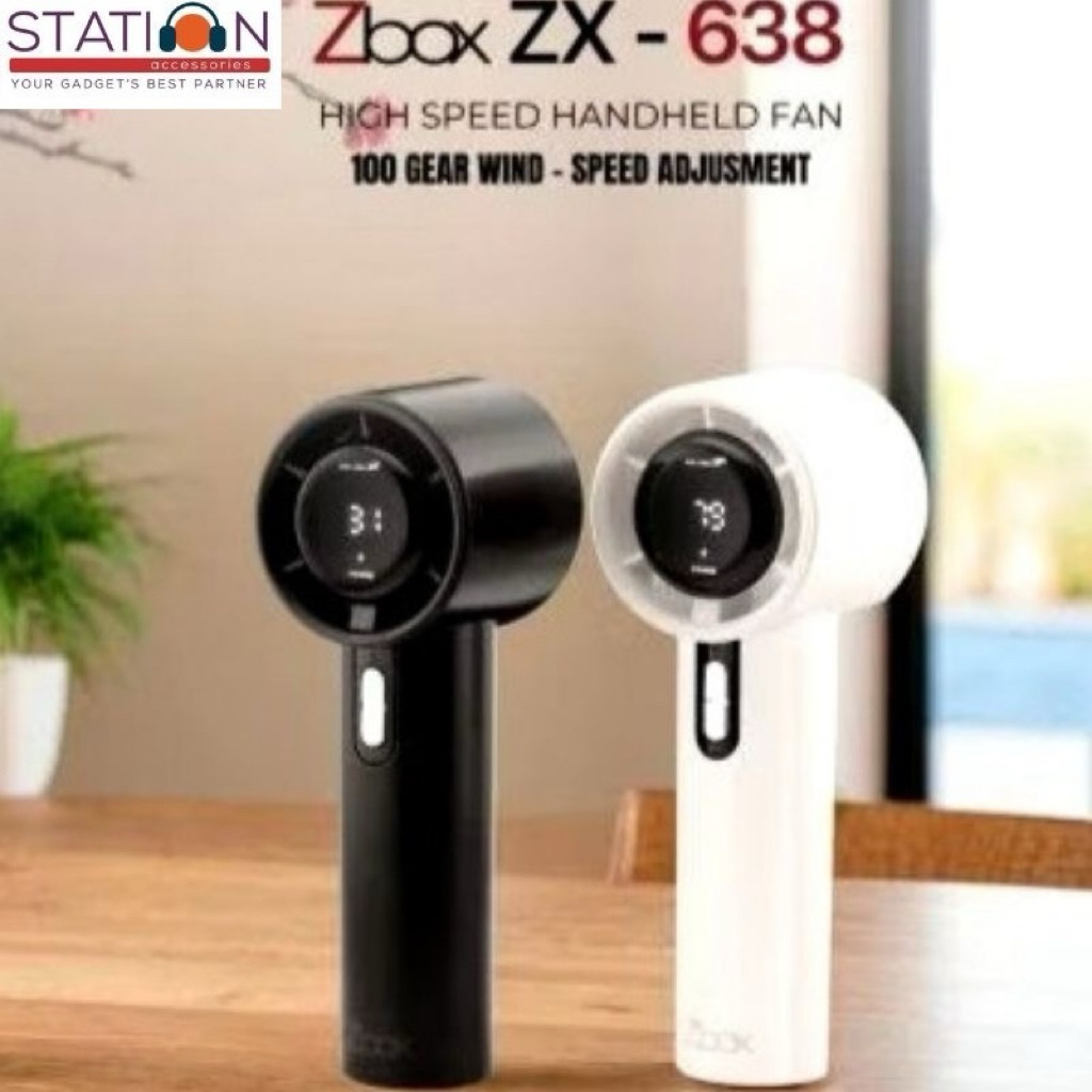 Kipas Genggam ZBOX Minifan LED 100Speed
